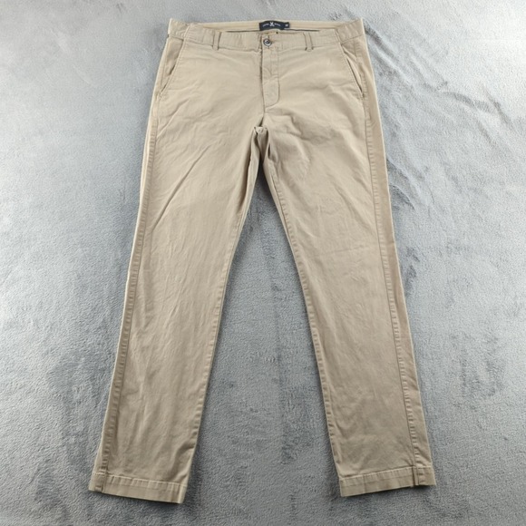 Psycho Bunny Other - Psycho Bunny Pants Mens 36 Khaki Beige Slim Fit Casual Stretch Chino Trousers